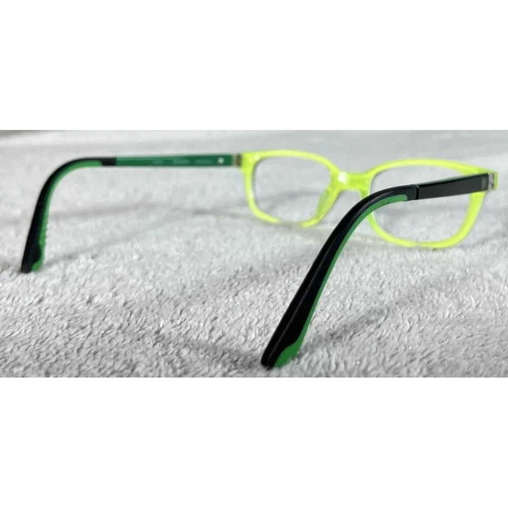 Marvel KIDS Hulk Superhero Green Black Square Eyeglasses Frames HUE1SM 46-17-132